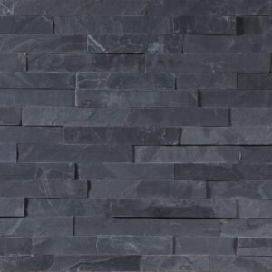 Premium Black Slate Stacked Stone