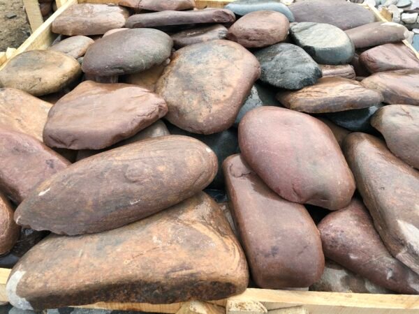River rock pebble stone cladding